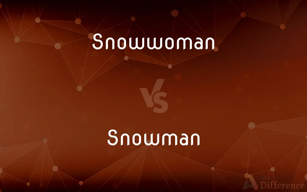 Snowwoman vs. Snowman — What's the Difference?