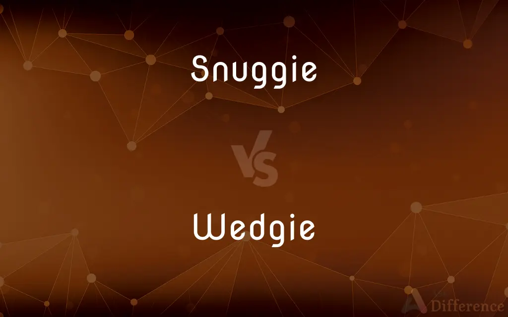 Snuggie vs. Wedgie — What's the Difference?