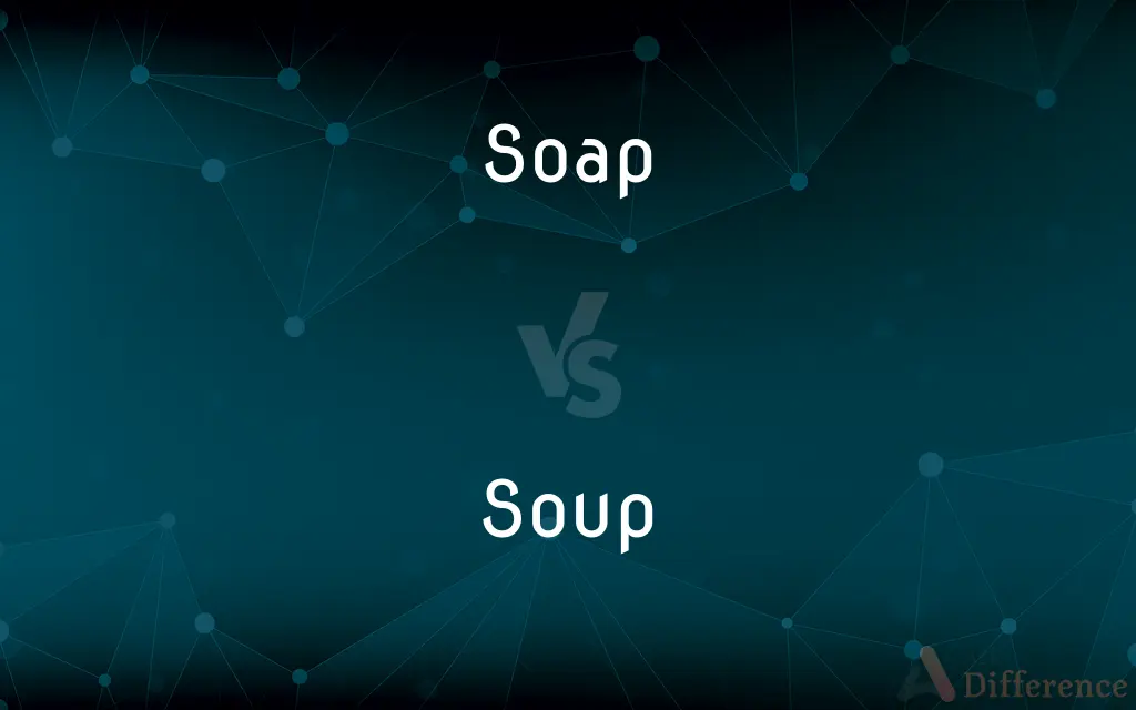 Soap vs. Soup — What's the Difference?