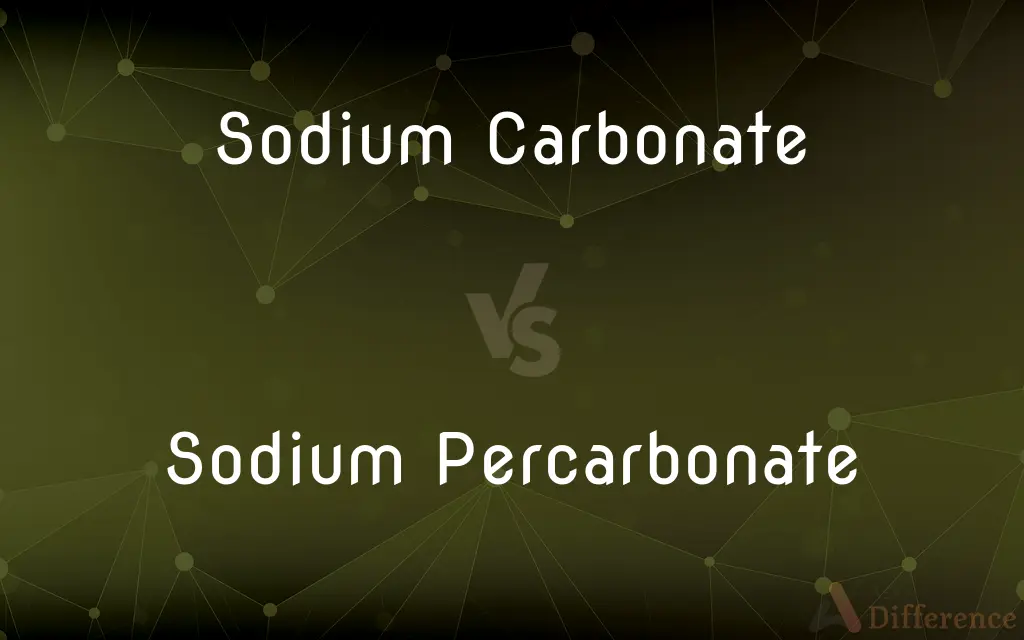 Sodium Carbonate vs. Sodium Percarbonate — What's the Difference?
