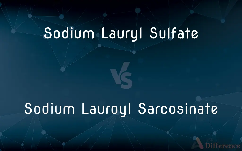 Sodium Lauryl Sulfate vs. Sodium Lauroyl Sarcosinate — What's the Difference?