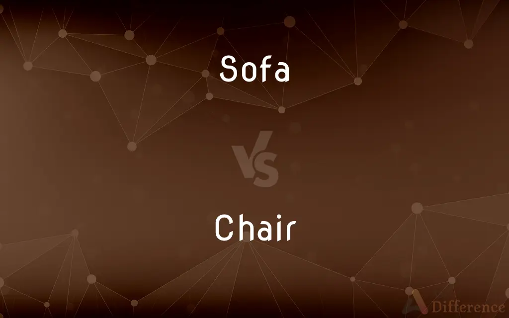 Sofa vs. Chair — What's the Difference?