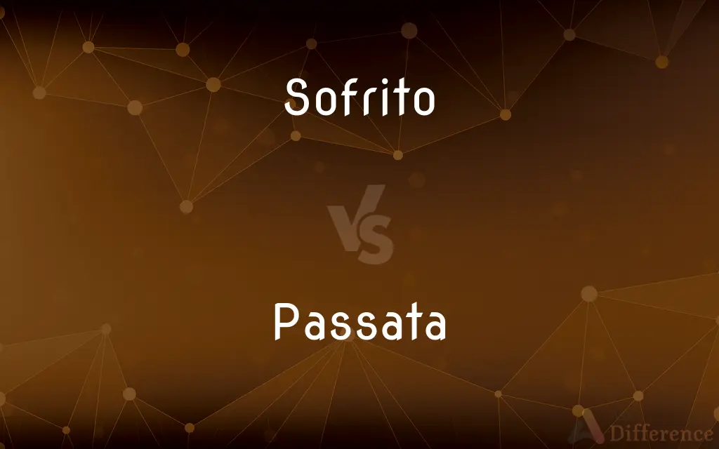 Sofrito vs. Passata — What's the Difference?