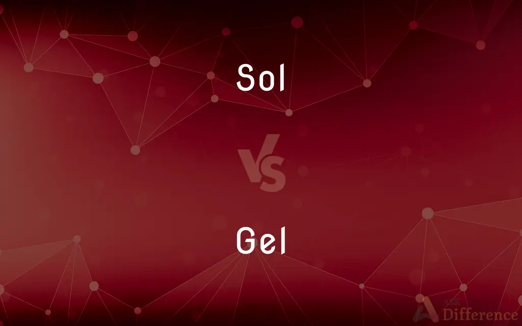 Sol vs. Gel — What's the Difference?