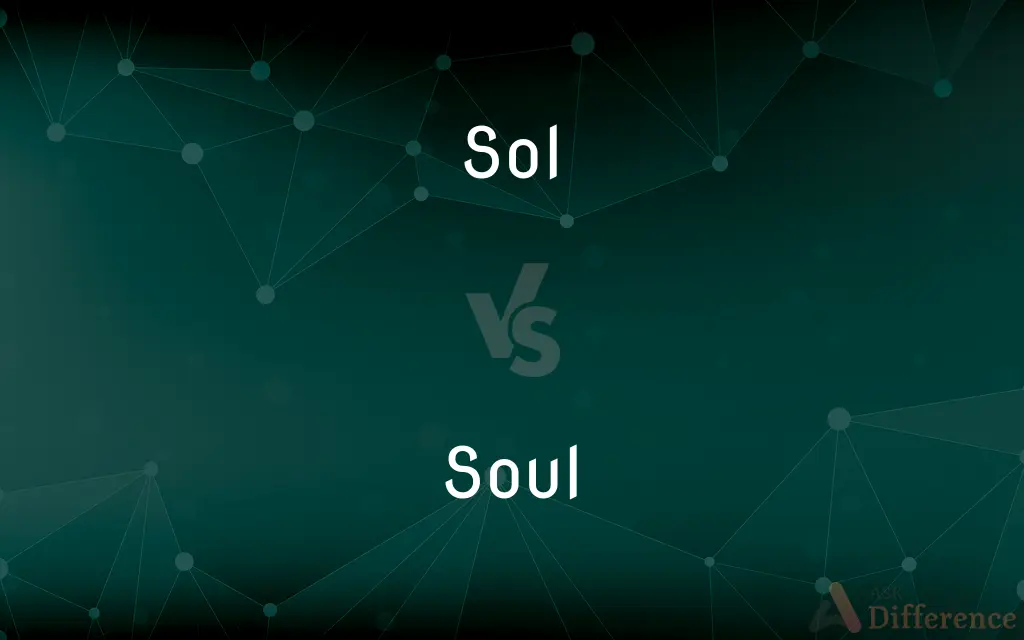 Sol vs. Soul — What's the Difference?