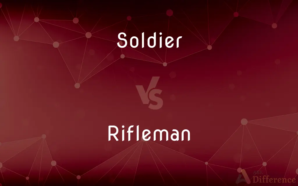 Soldier vs. Rifleman — What's the Difference?