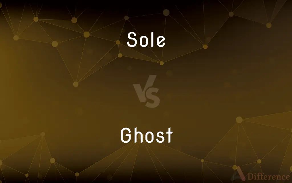 Sole vs. Ghost — What's the Difference?