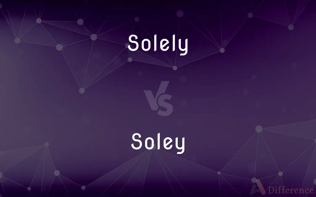 Solely vs. Soley — Which is Correct Spelling?