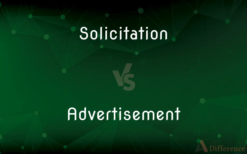 Solicitation vs. Advertisement