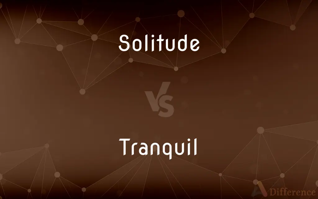 Solitude vs. Tranquil — What's the Difference?