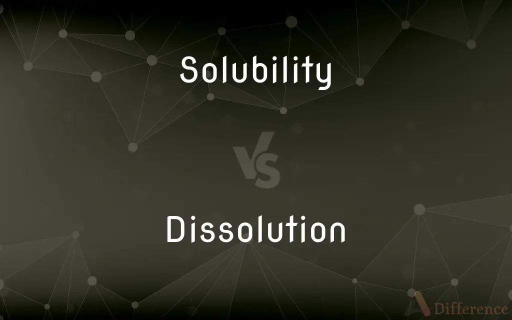 Solubility vs. Dissolution — What's the Difference?