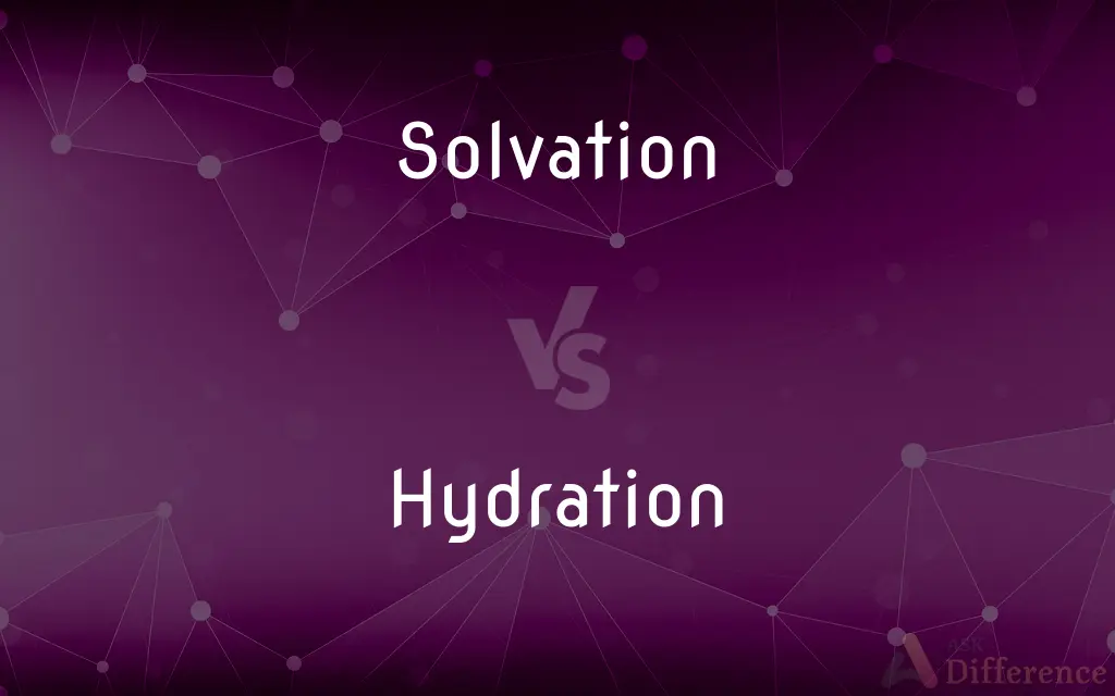 Solvation vs. Hydration — What's the Difference?