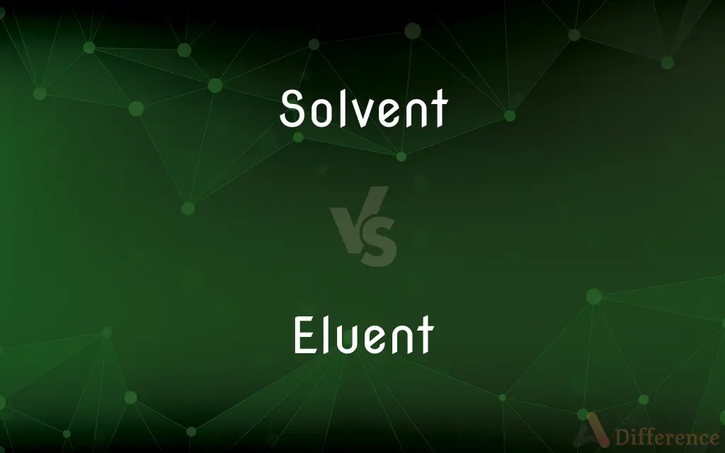 Solvent vs. Eluent — What's the Difference?