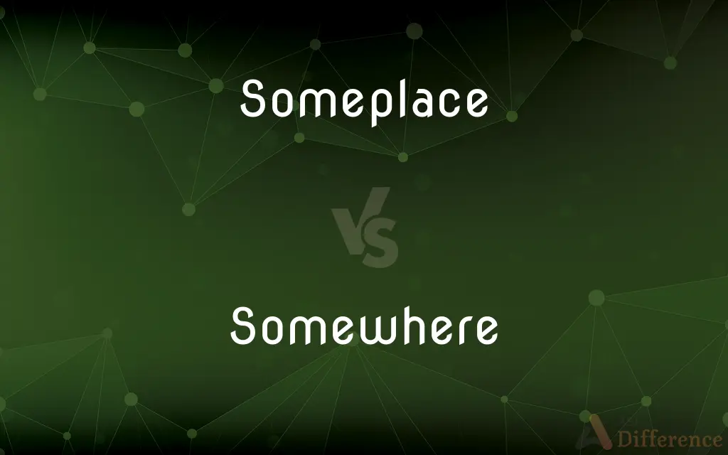 Someplace vs. Somewhere — What's the Difference?