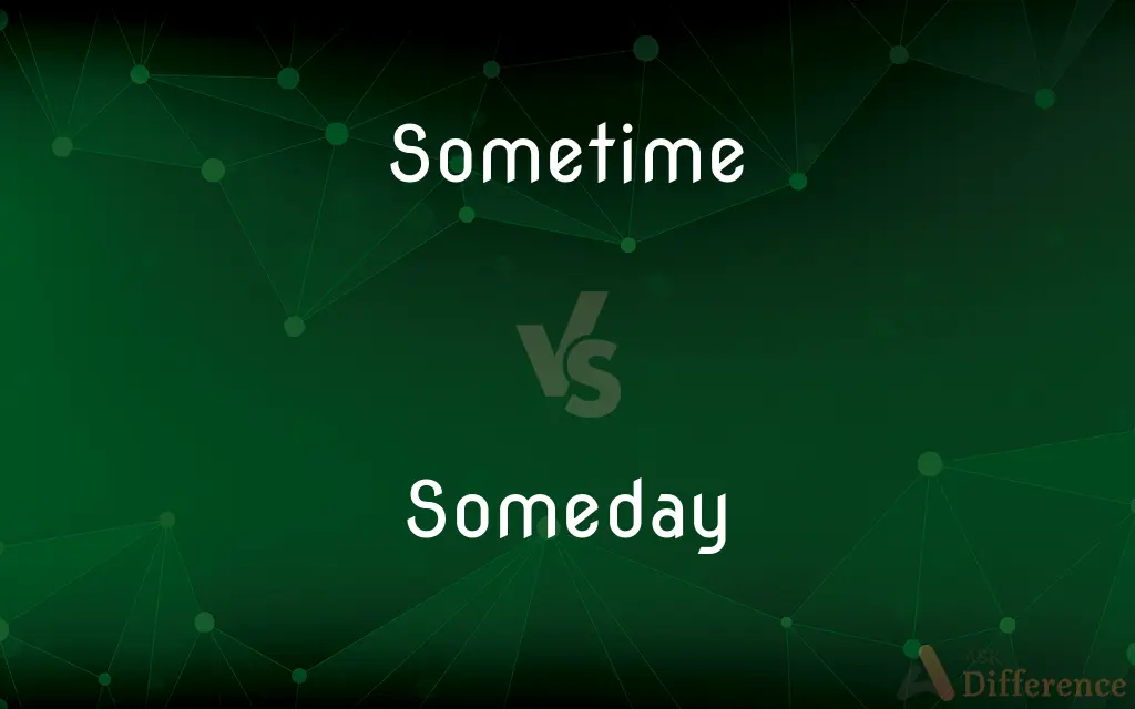 Sometime vs. Someday — What's the Difference?