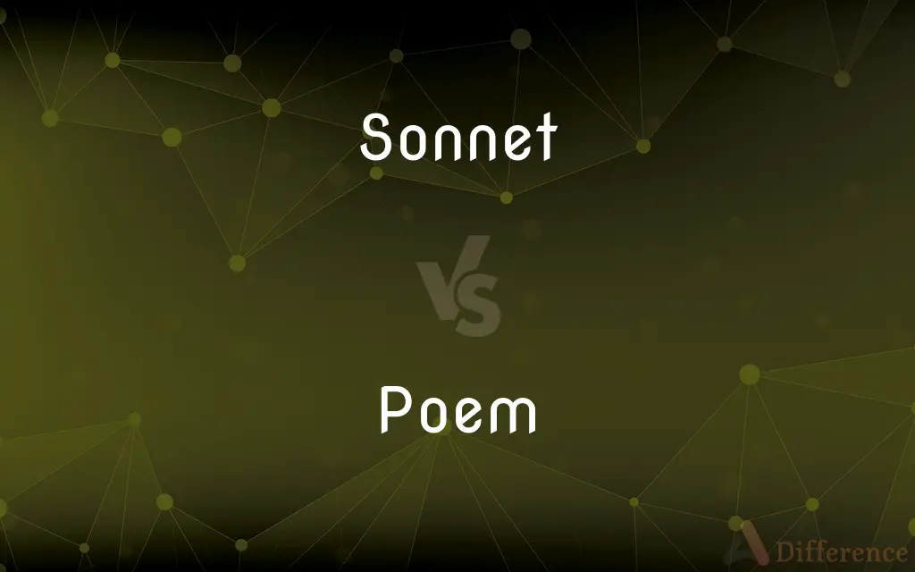 Sonnet vs. Poem — What's the Difference?