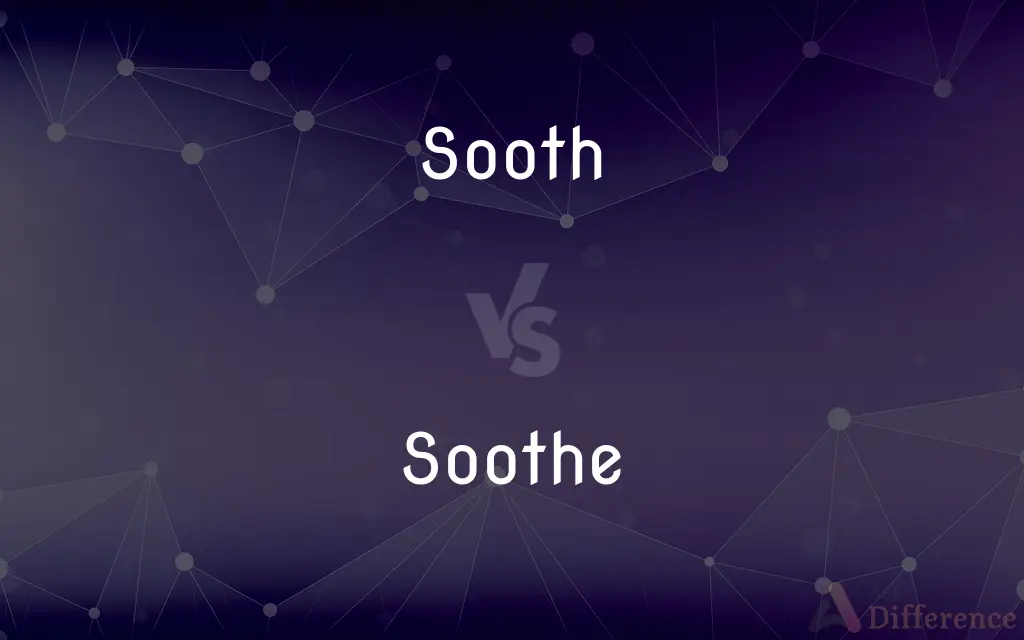 Sooth vs. Soothe — What's the Difference?
