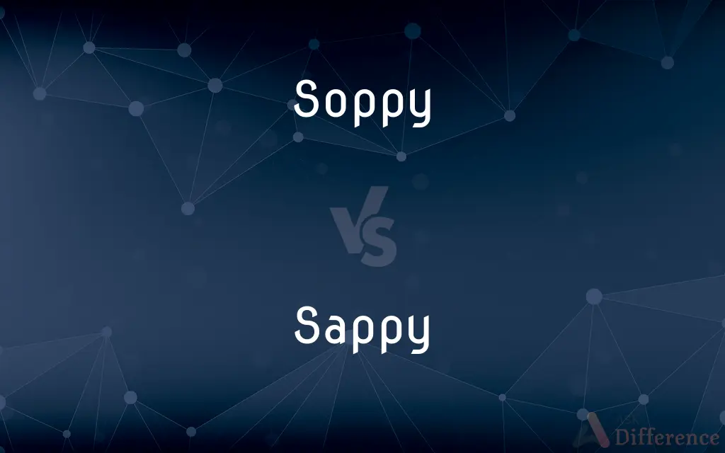 Soppy vs. Sappy — What's the Difference?