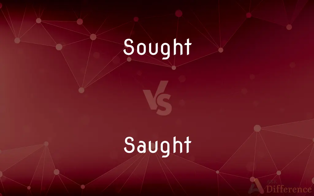Sought vs. Saught — Which is Correct Spelling?