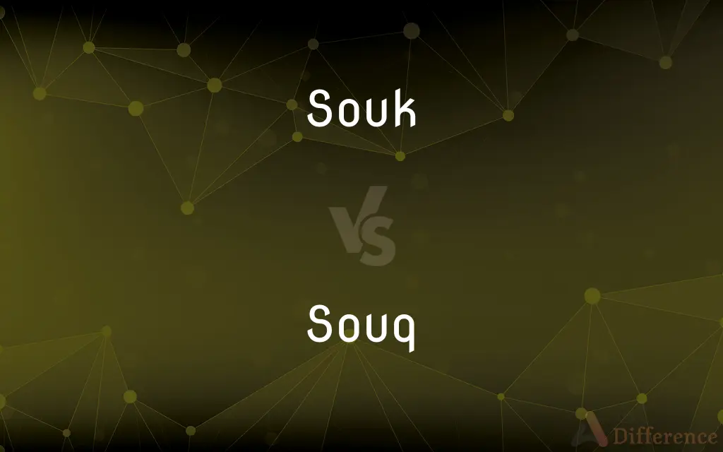 Souk vs. Souq — What's the Difference?