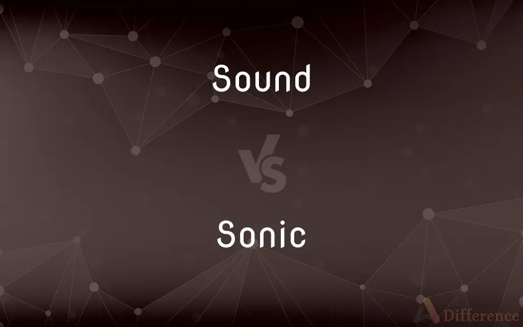 Sound vs. Sonic — What's the Difference?