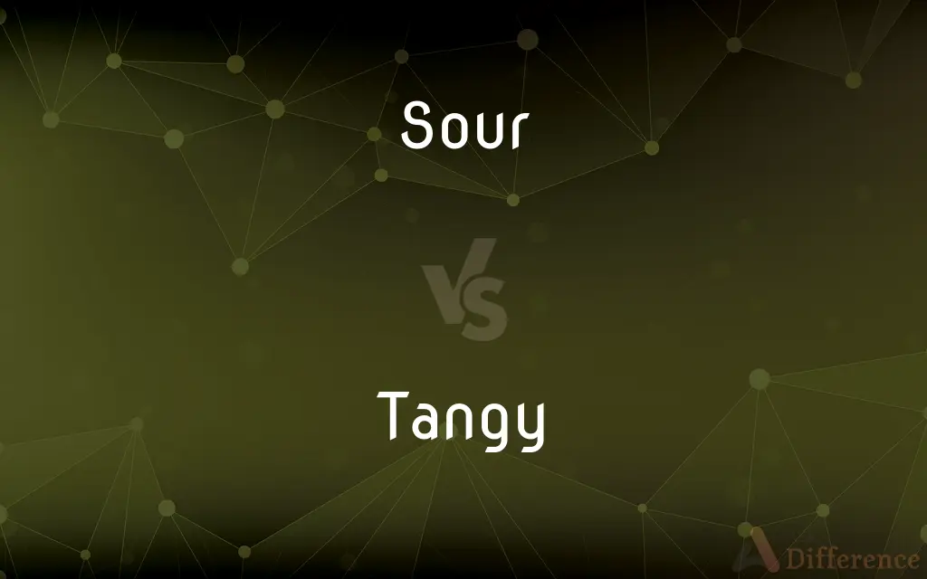 Sour vs. Tangy — What's the Difference?