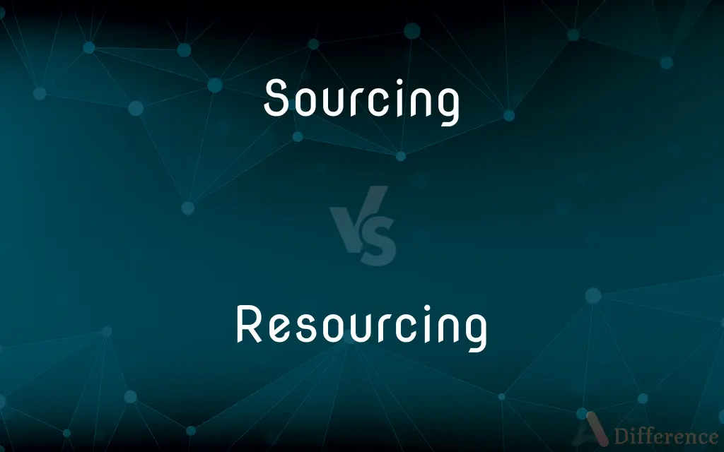 Sourcing vs. Resourcing — What's the Difference?