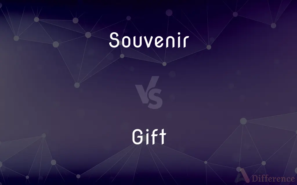 Souvenir vs. Gift — What's the Difference?