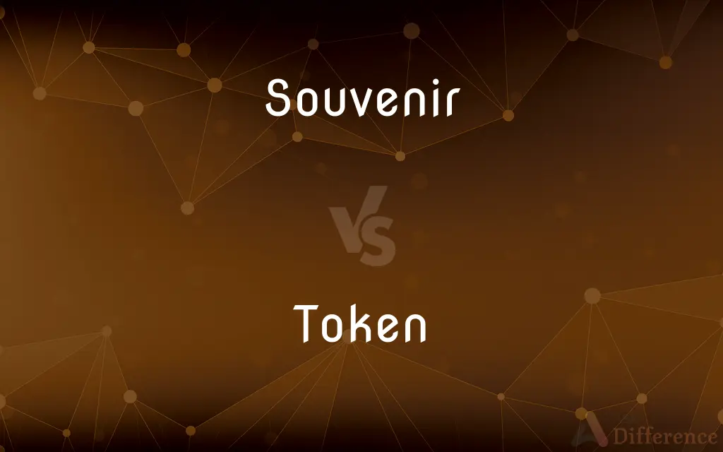 Souvenir vs. Token — What's the Difference?