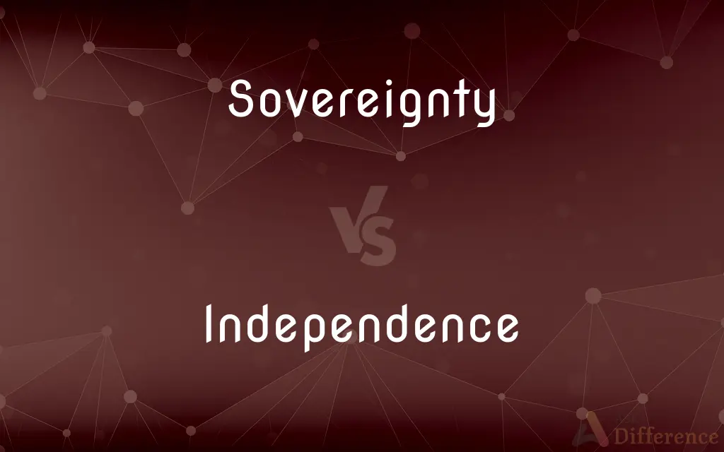 Sovereignty vs. Independence — What's the Difference?