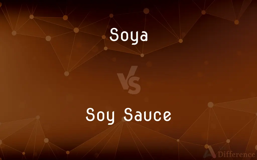 Soya vs. Soy Sauce — What's the Difference?