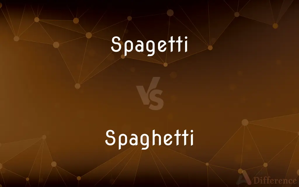 Spagetti vs. Spaghetti — Which is Correct Spelling?