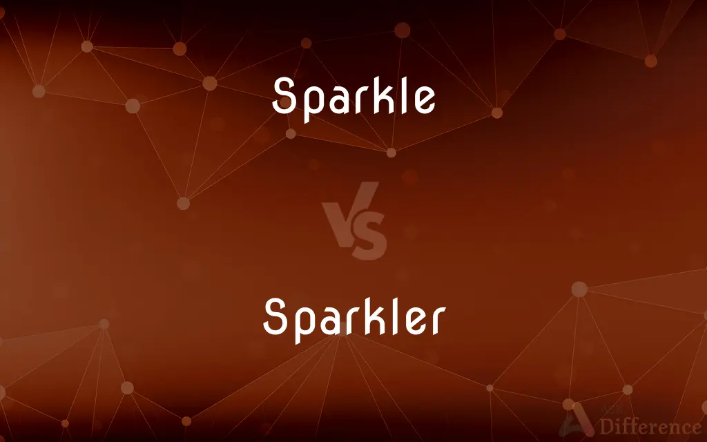 Sparkle vs. Sparkler — What's the Difference?