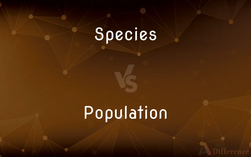 Species vs. Population — What's the Difference?