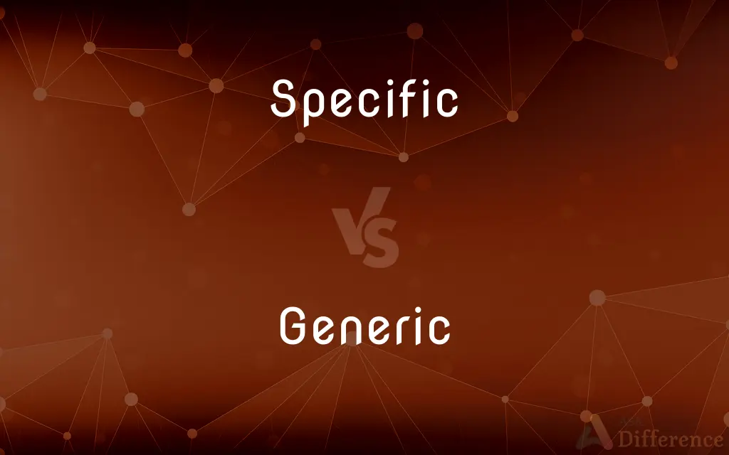Specific vs. Generic — What's the Difference?