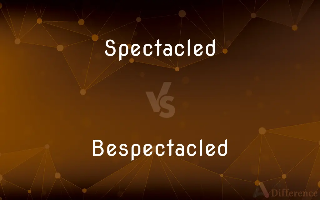 Spectacled vs. Bespectacled — What's the Difference?