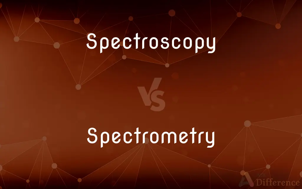 Spectroscopy vs. Spectrometry — What's the Difference?