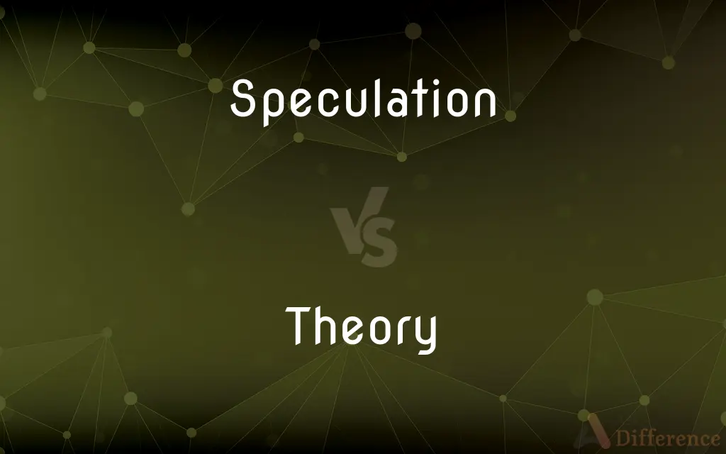 Speculation vs. Theory — What's the Difference?