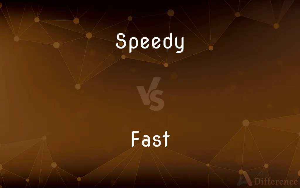 Speedy vs. Fast — What's the Difference?