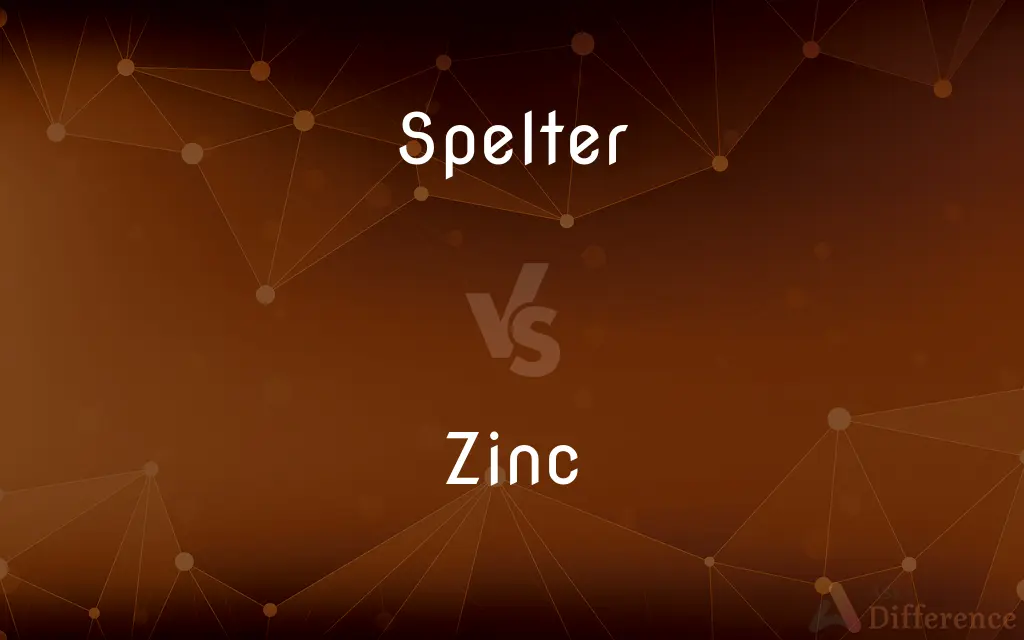 Spelter vs. Zinc — What's the Difference?
