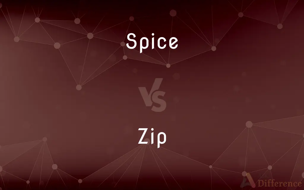 Spice vs. Zip — What's the Difference?