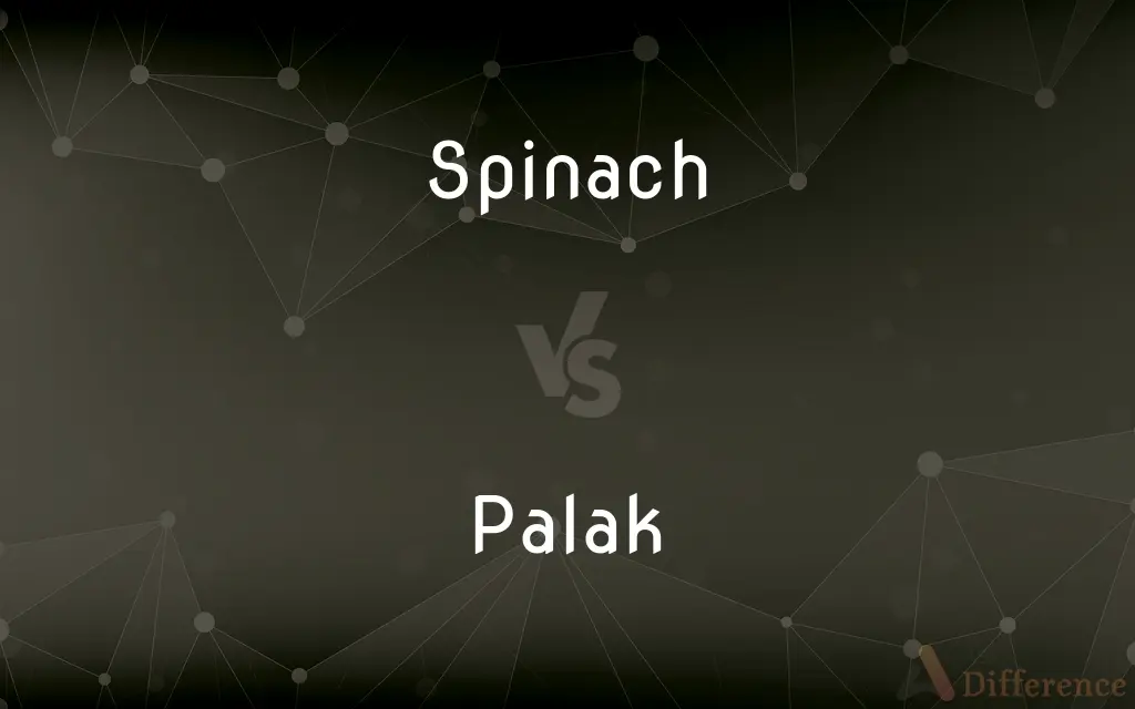 Spinach vs. Palak — What's the Difference?
