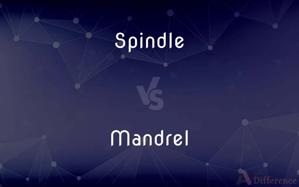 Spindle vs. Mandrel — What's the Difference?