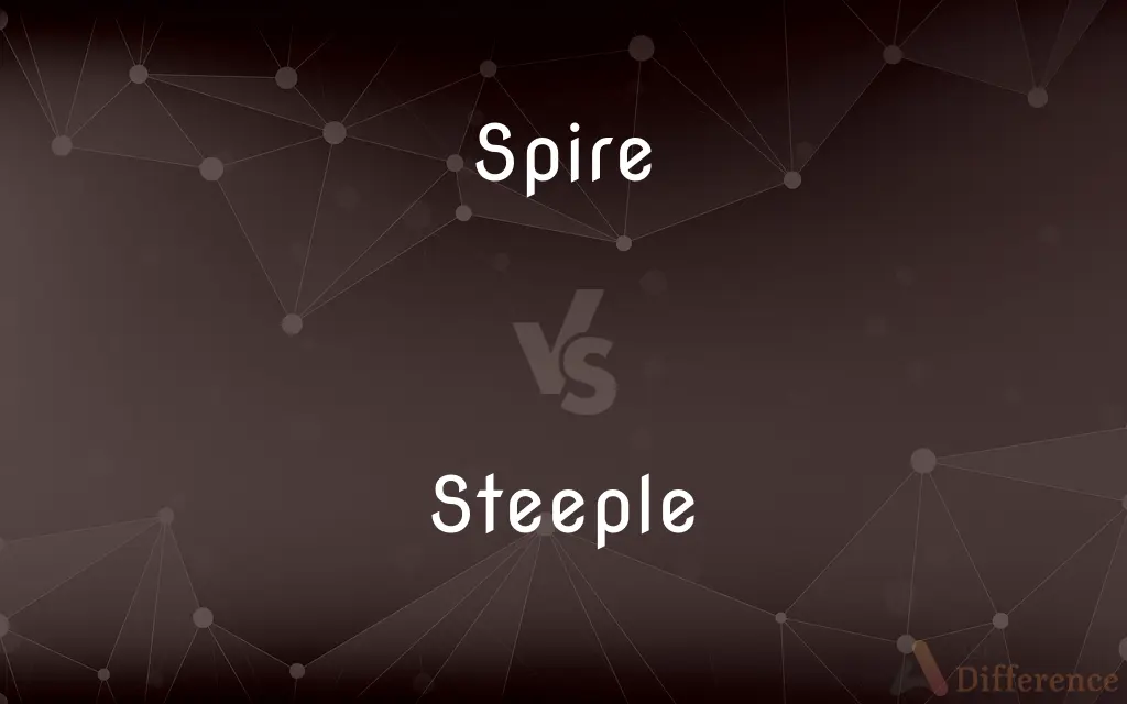 Spire vs. Steeple — What's the Difference?