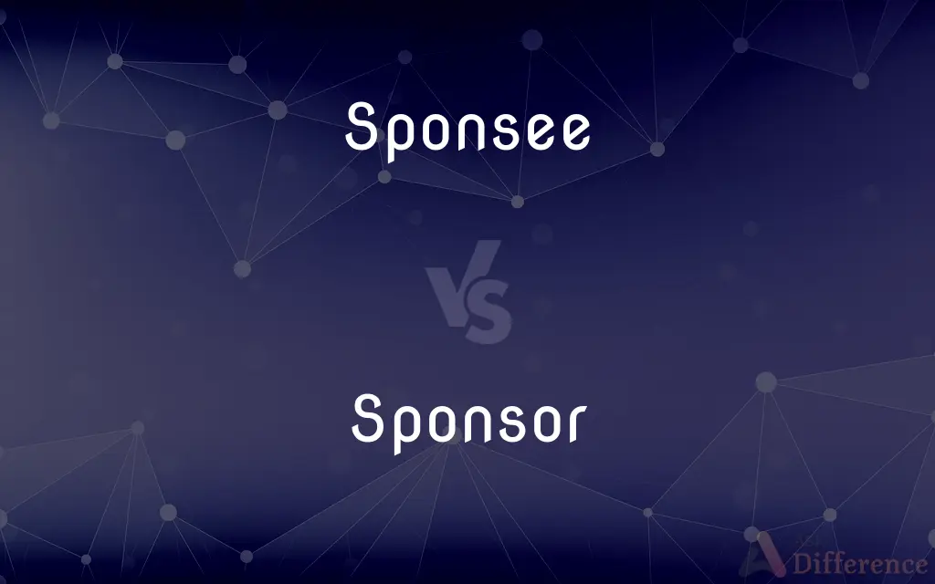 Sponsee vs. Sponsor — What's the Difference?