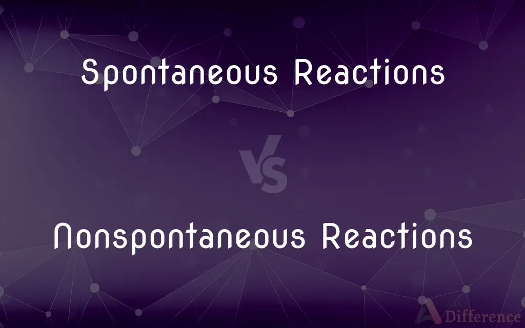 Spontaneous Reactions vs. Nonspontaneous Reactions — What's the Difference?