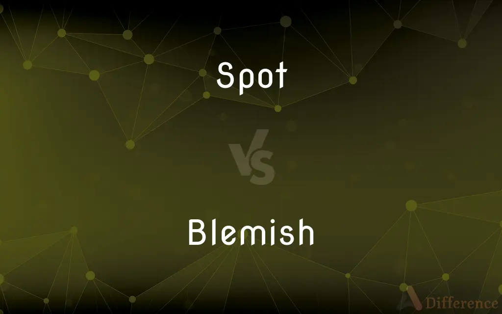 Spot vs. Blemish — What's the Difference?
