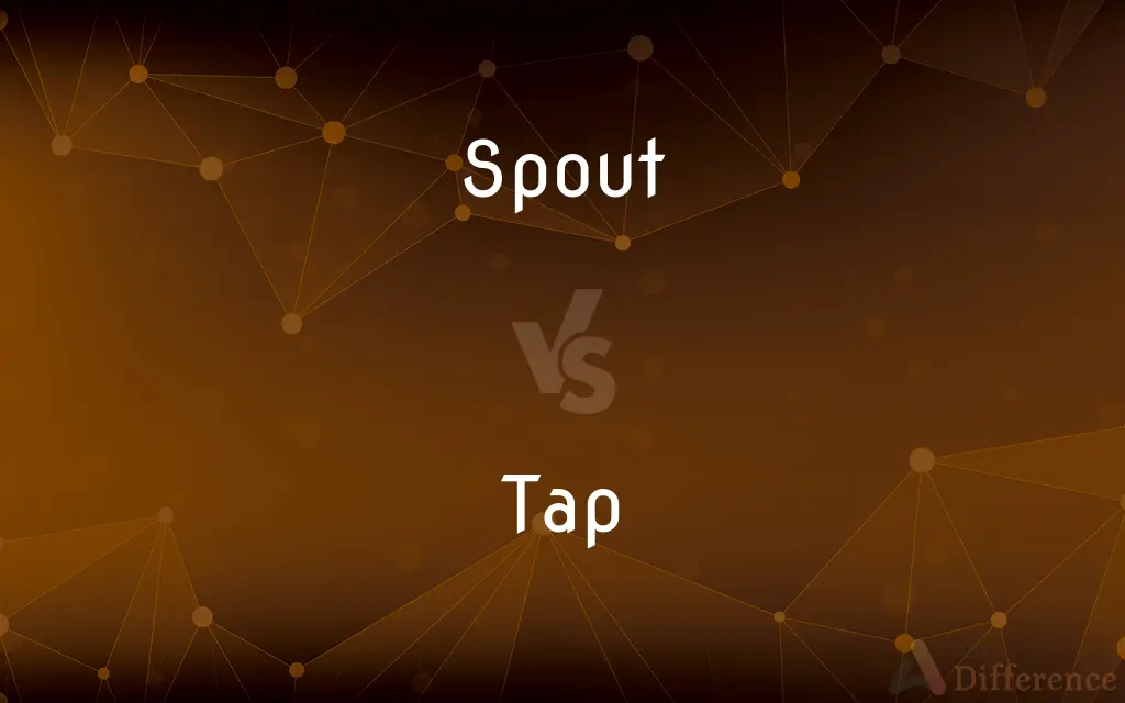 Spout vs. Tap — What's the Difference?