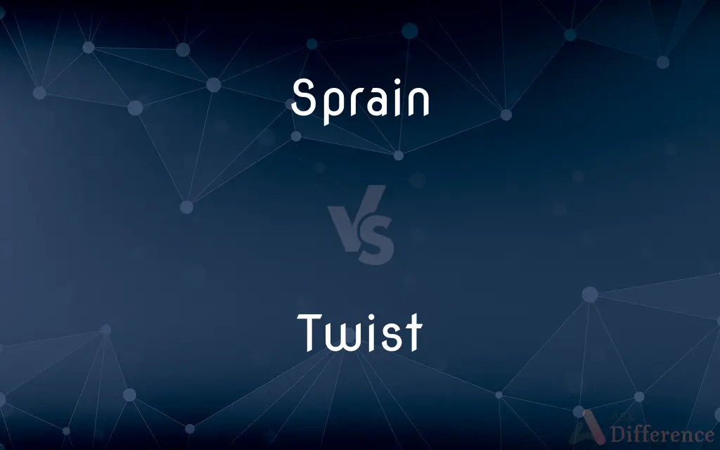 Sprain vs. Twist — What's the Difference?