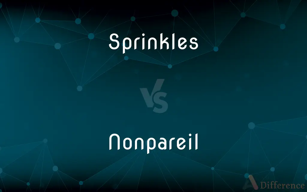 Sprinkles vs. Nonpareil — What's the Difference?